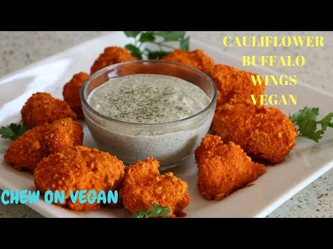 CAULIFLOWER BUFFALO WINGS VEGAN