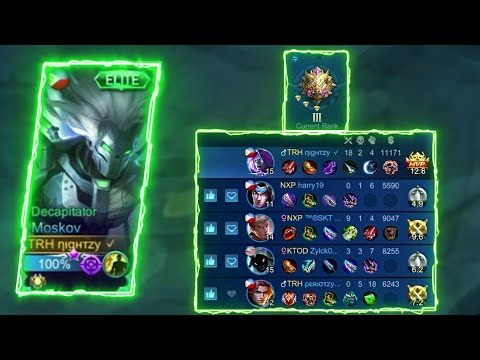 MOSKOV GOLD LANE BUT CARRYING LIKE HYPERCARRY! - MLBB