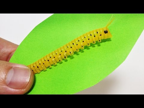 Creative straw ideas - Straws tricks - how to make a worm with drinking straw