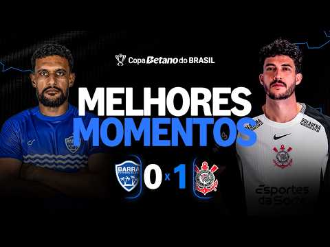 Gols e lances de Barra x Corinthians