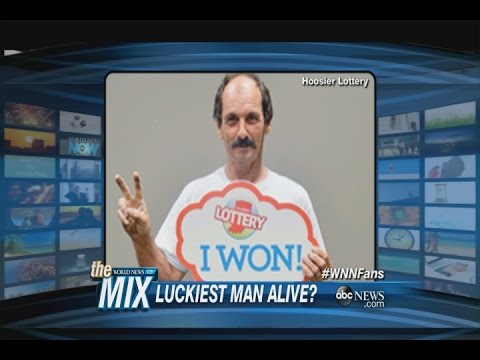 MIX: Lucky Guy Wins Lotto Twice
