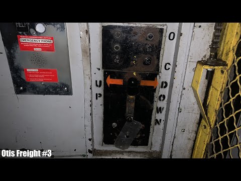 Vintage Manual Otis Freight Traction Elevator #3