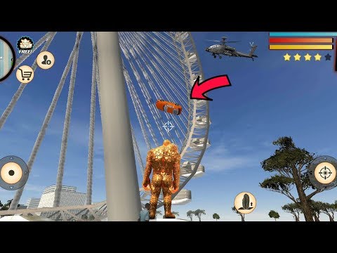 Stone Giant (Stone Man Throws Car on Carousel) Giant Man Destroy 🏗 Carousel - Android Gameplay HD