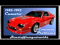 Chevy Camaro and Camaro IROC Z 3rd gen 1982 to 1992 common problems, issues, defects and complaints