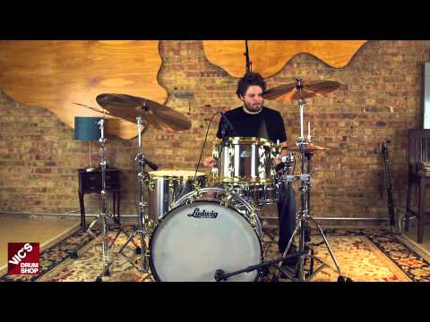 Ludwig Stainless Steel Chief Edition Pro Beat 3-Piece Shell Pack with Geoff