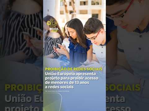União Europeia apresenta projeto para proibir acesso a menores de 13 anos a redes sociais