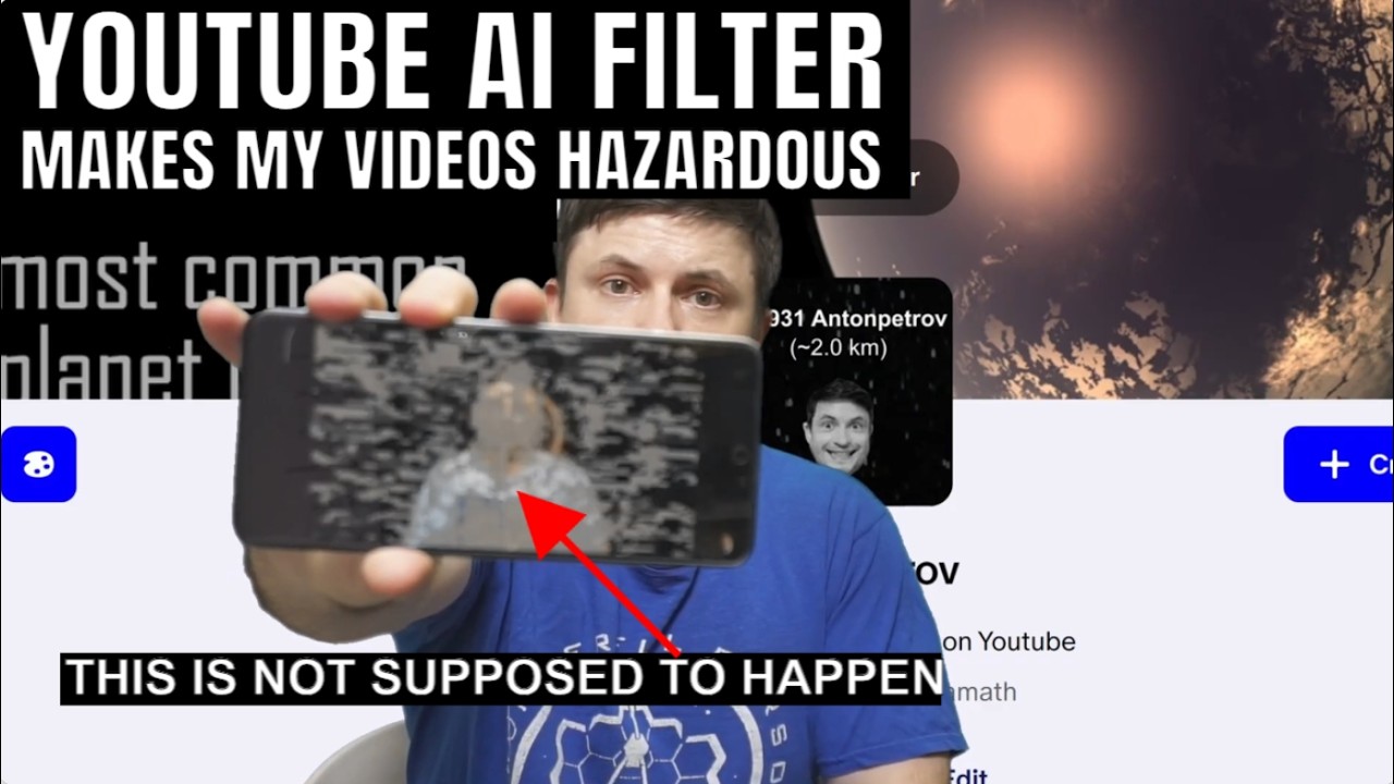YouTube AI Filter Is Making My Videos Dangerous To Watch