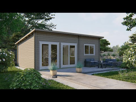 Video casa de madera flat 2