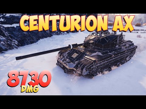 Centurion AX • Tripped at the end! - 5 Kills 8.7K DMG • World Of Tanks