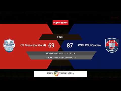LNBM 2020-2021: CSM Galați - CSM CSU Oradea