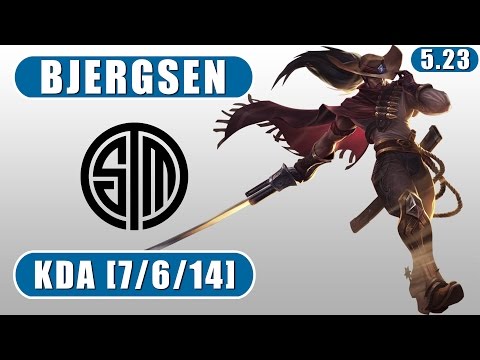 TSM Bjergsen | Yasuo vs Malphite | Mid | December 1st, 2015 | Preseason 6 | Patch 5.23