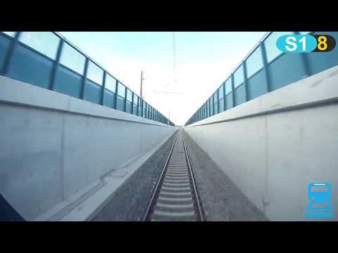 Führerstandsmitfahrt 2018 S-Bahn München - S18 Freising - Neufahrn (Baustellenverkehr)