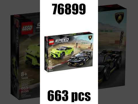 Top 10 LEGO SPEED CHAMPIONS 8-WIDE CARS Sets