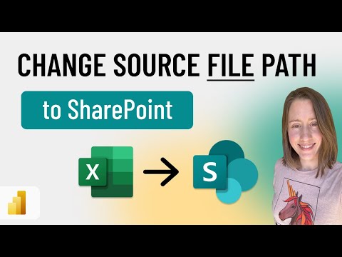Change a file source from local computer to SharePoint Online in Power BI