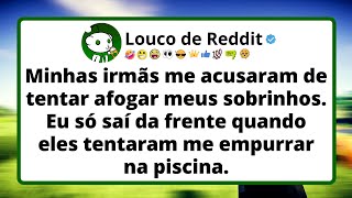 Minhas irmãs me acusaram de tentar afogar meus sobrinhos. Eu só saí da frente quando eles...