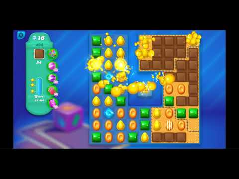 Candy Crush Soda Saga Level 498 (Four Hundred and Ninety Eight) NO BOOSTERS