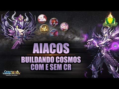 AIACOS de GARUDA e o SET de COSMO ideal com e sem CR - Saint Seiya Awakening