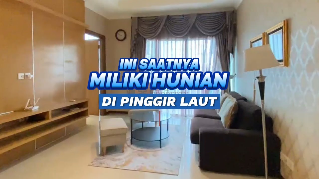 Langka! Penthouse Green Bay Pluit Greenbay 102M² 2Br Full Furnished dengan View Laut Lepas