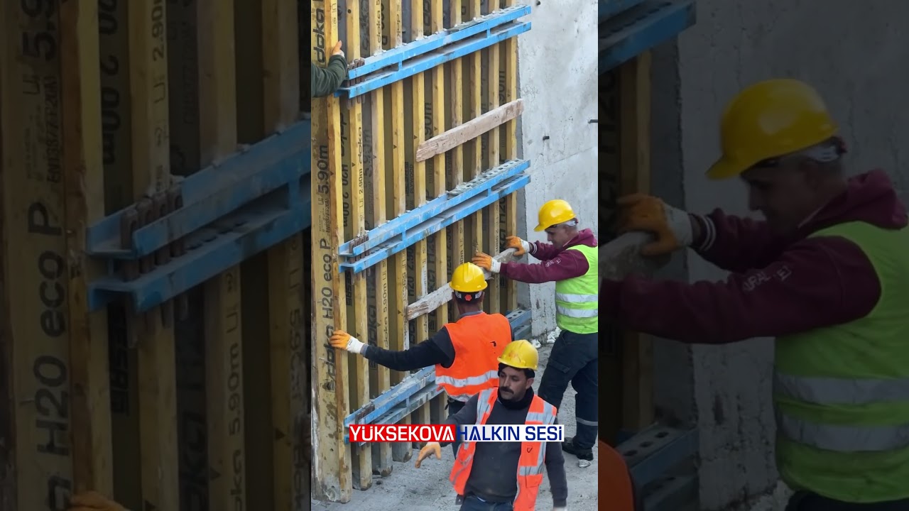 Yüksekova’da keskin virajlı yollara perde duvar önlemi