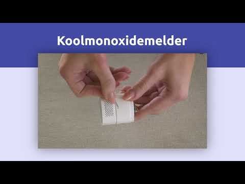 Ontkoppelen van de rook- en koolmonoxidemelder