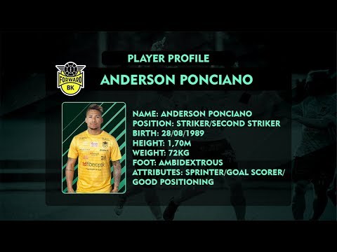 Anderson Ponciano - Atacante/Striker -Highlights  BK Forward 2017/18