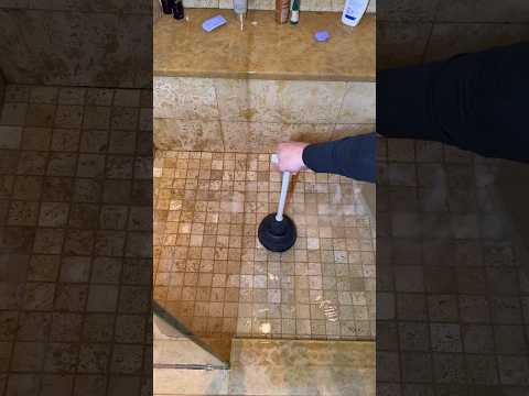 How to unclog a shower drain #plumbing #diyplumbing #homemaintenance # #quickfix