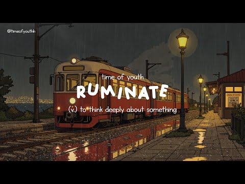 ruminate: to think deeply about something | a quiet playlist for night calm