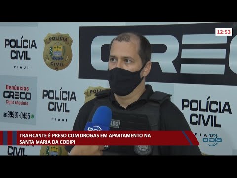 Traficante é preso com drogas em apartamento na Santa Maria da Codipi 10 05 2021