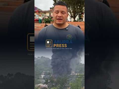 Incendio industrial en Marinilla dejó millonarias pérdidas y cuatro personas atendidas