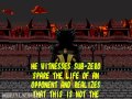 Mortal Kombat 2 Genesis Mega Drive Scorpion Ending