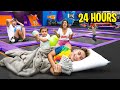 Last To Leave TRAMPOLINE Wins PRIZE The Royalty Family