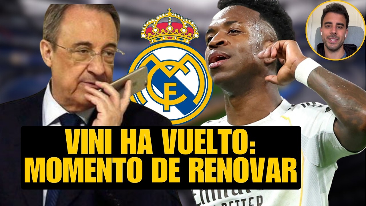 RENOVACIÓN DE VINICIUS: ASÍ ESTÁ TRAS LA VUELTA AL NIVEL BALÓN DE ORO