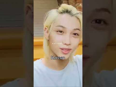 Lee Felix and 4 Languages #shorts #straykids #kpop #felix