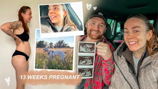 13 weeks pregnant ❤️ seeing baby on the scan again + house buy update ✨ *first baby*