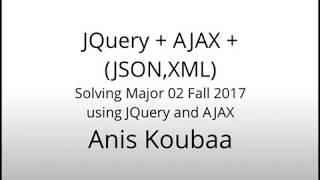 Download the video "[CS371] Publication Suggest: Using AJAX +JQuery + (JSON and XML)"