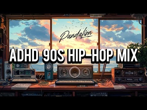 ADHD Relief 🔊 90s Hip-Hop Focus Mix + High Beta Isochronic Tones | Intense Brain Boost