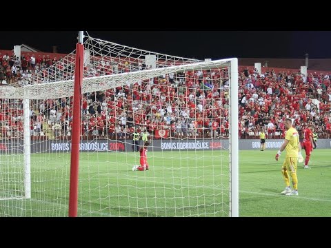 Solomon Islands International Raphael Lea’i scores his first league goal of the 2023/2024 season