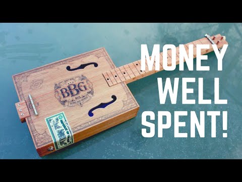 3 String Cigar Box Guitar Kit Build