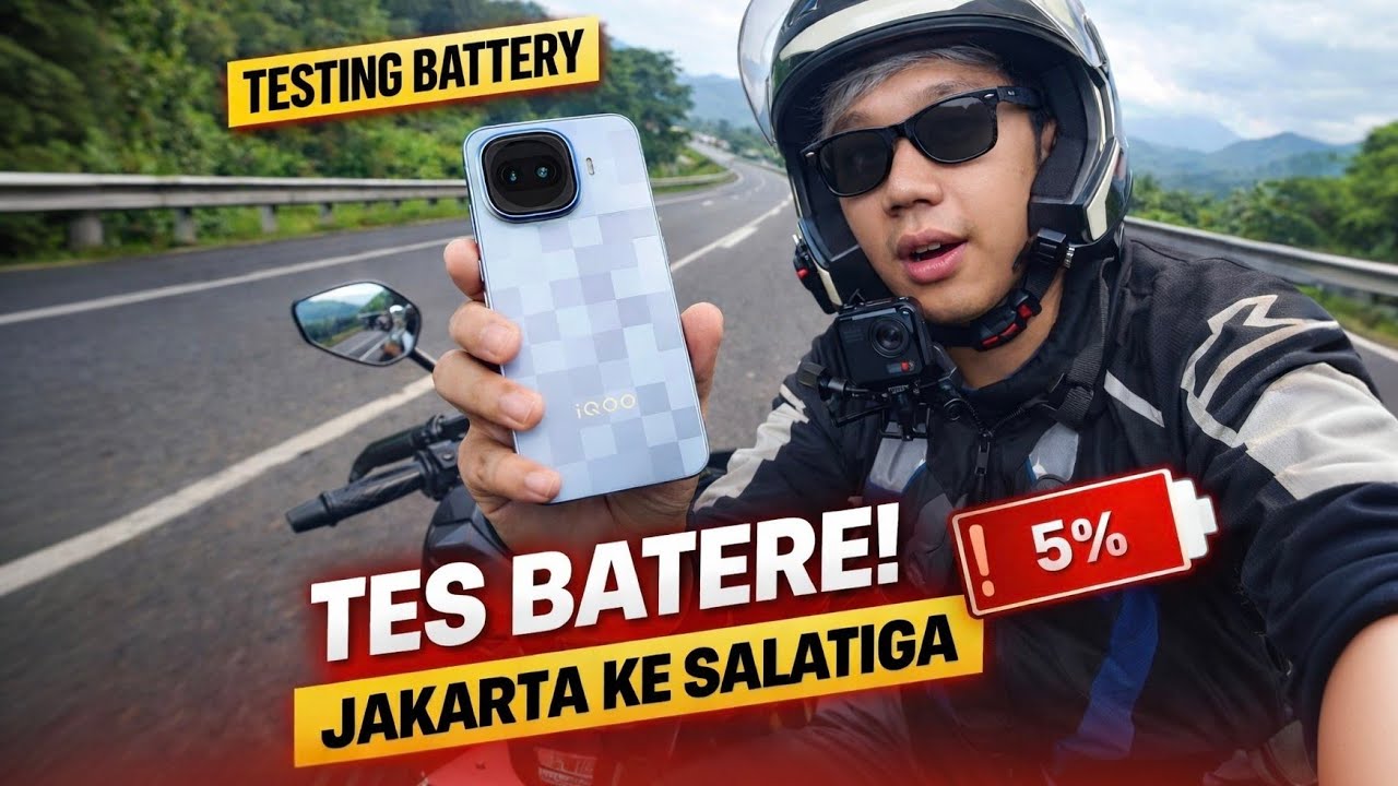 Tes Baterai iQOO 15R Dari Jakarta sampai Salatiga