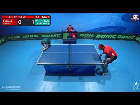 23:30 Oleksandr Ivashkin 1-3 Serhii Cherniavskyi West 5 WIN CUP 30.11.2022 | TABLE TENNIS WINCUP