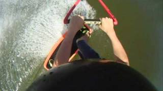 preview picture of video 'Wakeskate helmet cam winching'