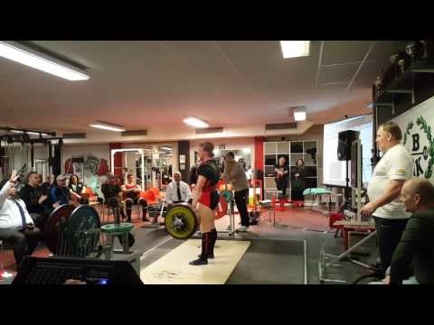 Emil Norling marklyft 310 kg serie 1 Borlänge