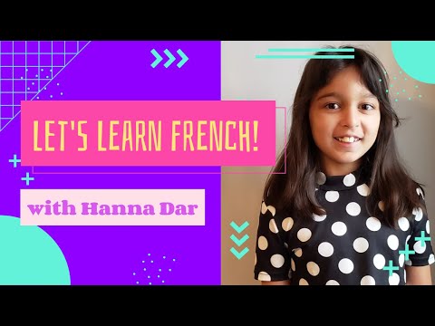 Let's Learn French! with Hanna Dar #french #beginner #hannasworld #hanna #language