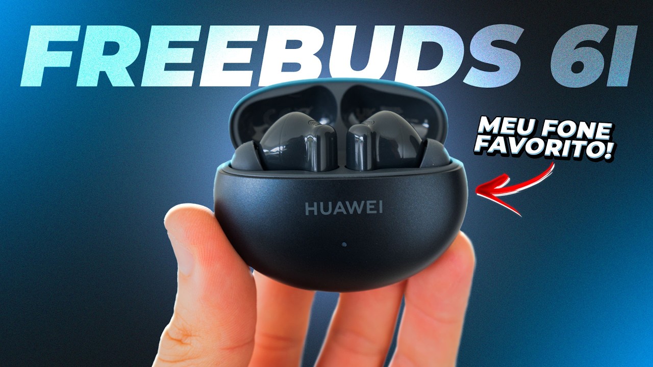 Desafiando Apple e Samsung?! Huawei FreeBuds 6i é o Melhor Custo Benefício?