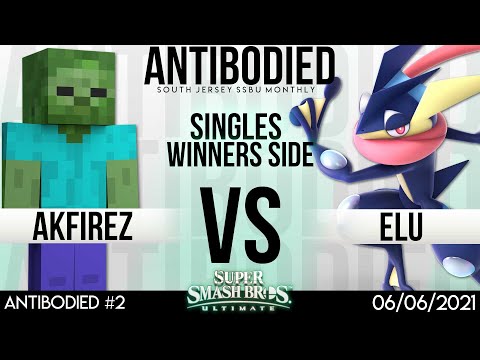 Antibodied #2 - SSBU - AKFirez (Steve) vs. Elu (Greninja) - Winners Side