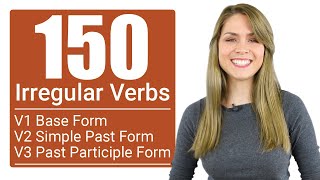 Download lagu 150 English Irregular Verb Forms | V1 Base, V2 Simple Past, V3 Past Participle mp3