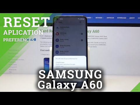 How to Reset App Preferences in SAMSUNG Galaxy A60 – Restore App Defaults