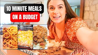 EASY 10 MINUTE MEALS FOR THE FAMILY ON A BUDGET | CHEAP MEALS ON A BUDGET | THE SIMPLIFIED SAVER