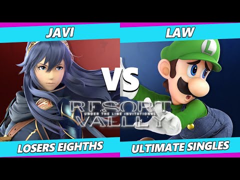 Resort Valley Top 8 - Javi (Lucina, Snake, Wolf) Vs. Law (Luigui) SSBU Ultimate Tournament