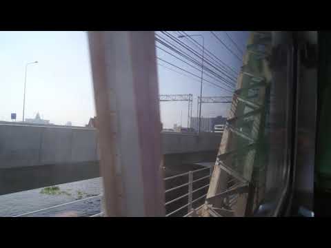 ขบวนรถเร็วที่170 ต้นทาง ยะลา-ชุมทางหาดใหญ่-กรุงเทพ ขณะข้ามสะพานพระราม6